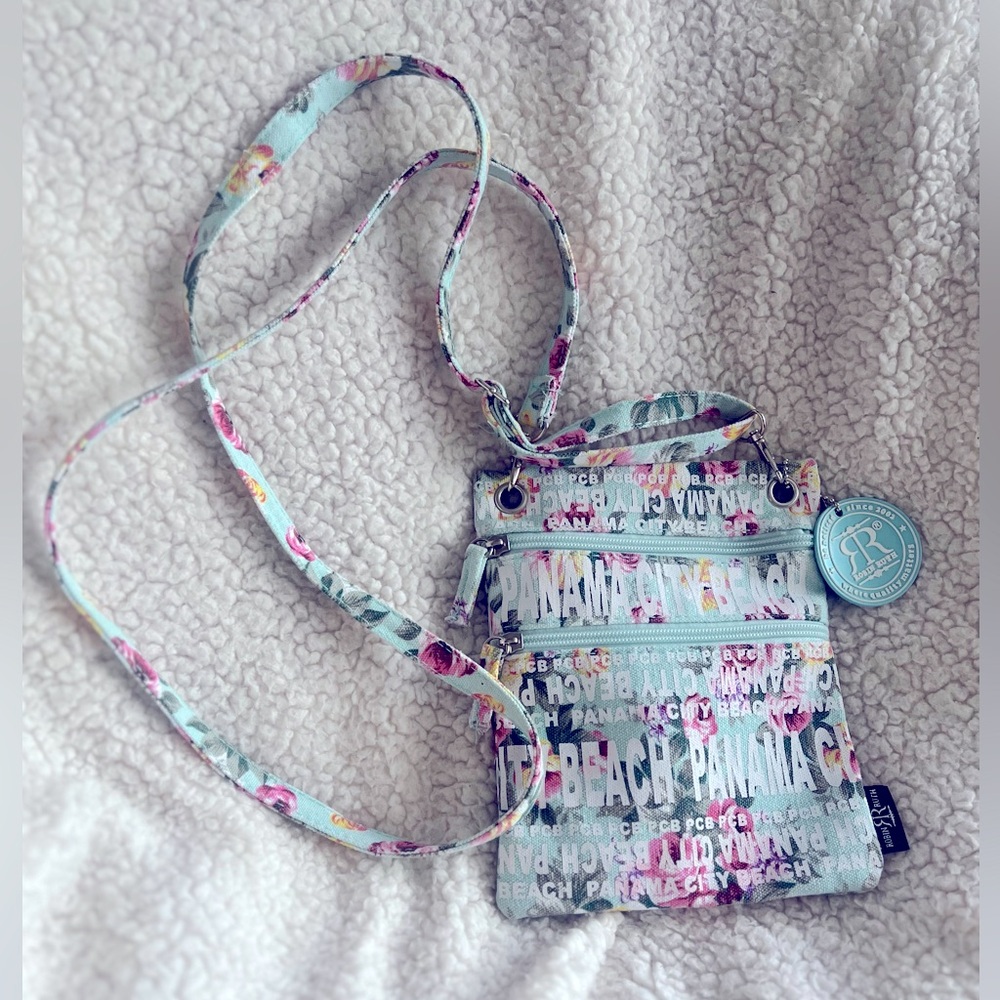 Panama City beach blue cross body